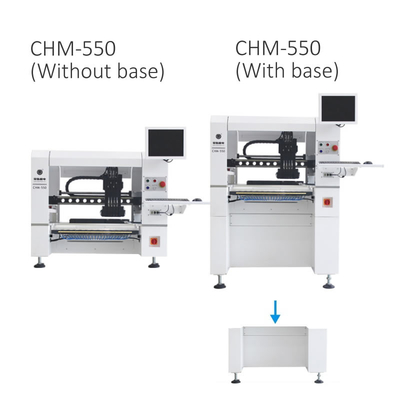 CHM-550 máquina de montagem componente do PWB de SMT das cabeças da elevada precisão 4 com tabela