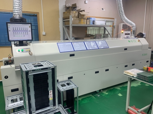 PC8835 Ferrovia automática + Controle de PC Forno de refluxo sem chumbo 8 temp Zonas máquina de solda