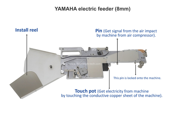 Touch Pot (Wireless) alimentador elétrico Yamaha para Charmhigh CHM-551 SMD Pick and Place Machine