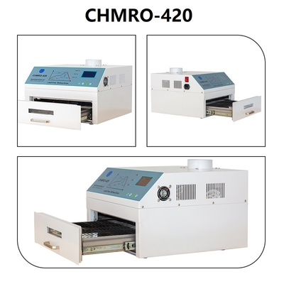 Ar quente do forno 300*300mm do Reflow de Charmhigh 420 + estação infravermelha do aquecimento de 2500w SMT