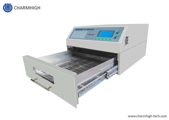 Mini Reflow Oven 300*320mm 1500w T962A com exaustão IC Heater Infrared Welding Station