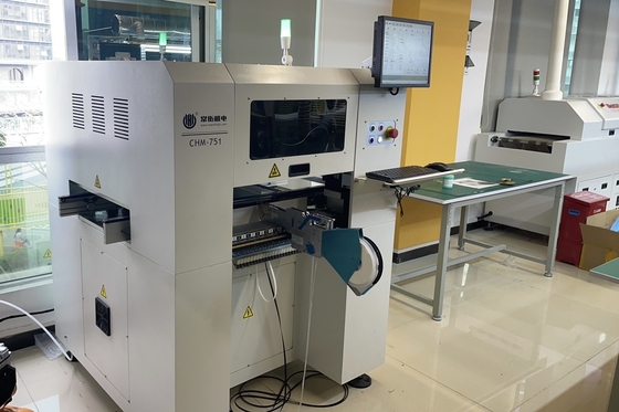 Linha SMT média com impressora de tela 3250 6 cabeças SMT pick and place machine 830 forno de refluxo