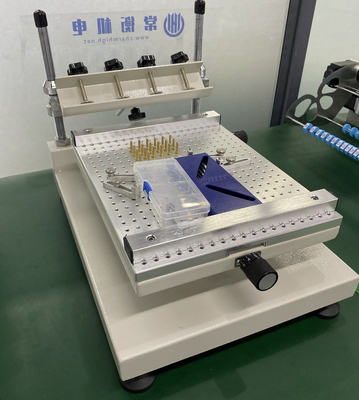 Máquina de impressão de estêncil 3040, linha de produção SMT, mesa de impressão 300 * 400mm