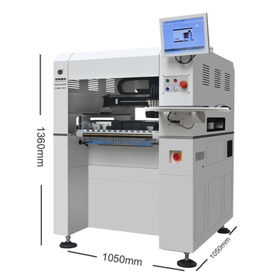 Linha SMT pequena e média com impressora Stecnil 3250 CHM-551 SMT Pick and Place Machine 830 Forno de refluxo