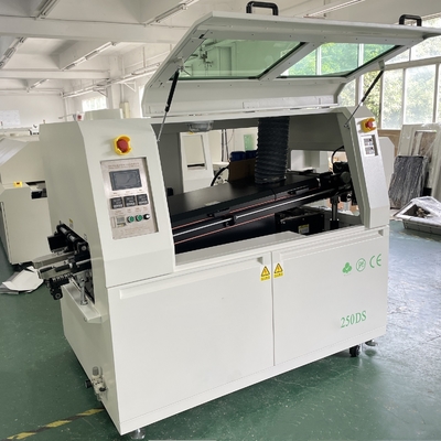 Pequena máquina de soldadura de ondas sem chumbo 250DS para linha de produção de PCB DIP