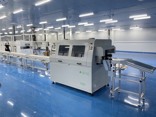 Pequena máquina de soldadura de ondas sem chumbo 250DS para linha de produção de PCB DIP