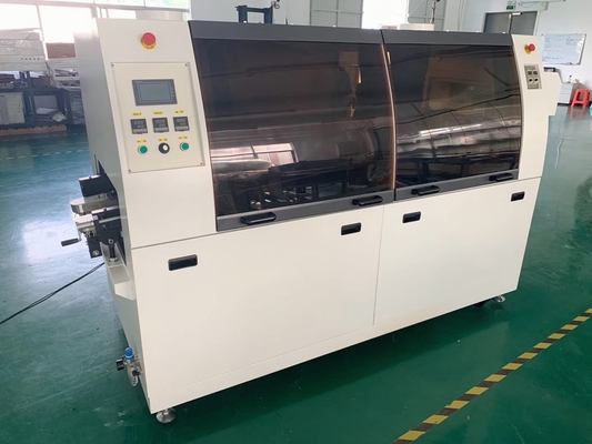Pequena máquina de soldadura de ondas sem chumbo 250DS para linha de produção de PCB DIP