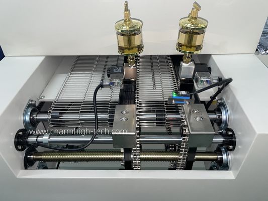Forno de Refluxo CHM-PC6635 Sem Chumbo com Controle de PC, 6 Zonas de Temperatura e Área de Aquecimento de 2200*350mm para Soldagem SMT