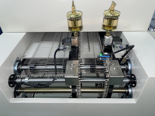 PC6635 Ferrovia + PC Controle Forno de refluxo livre de chumbo 2200*350mm Máquina de solda de zonas de 6 temp