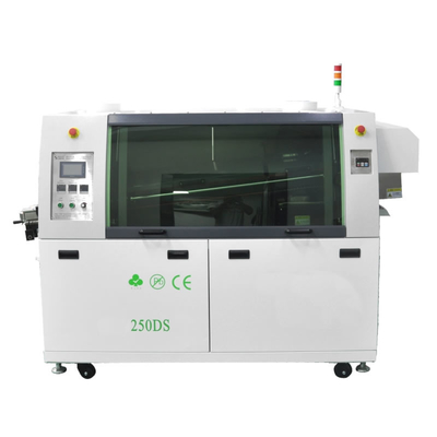 Pequena máquina de soldadura de ondas sem chumbo 250DS para linha de produção de PCB DIP