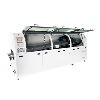 Máquina de solda de ondas sem chumbo 250DS 300DS 350DS para linha de produção de PCB DIP
