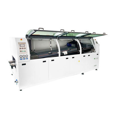 Máquina de solda de ondas sem chumbo 250DS 300DS 350DS com transporte automático para linha de produção de PCB DIP