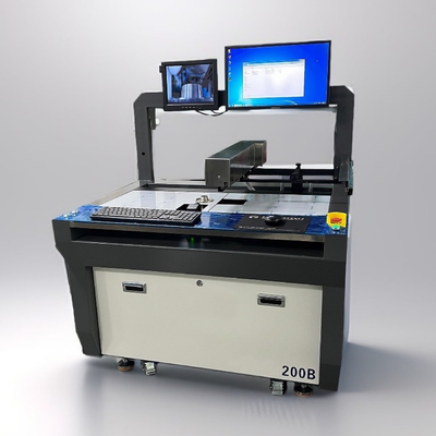 Máquina de solda de ondas seletivas de pequeno porte Controle de PC industrial de cabeça única 200B