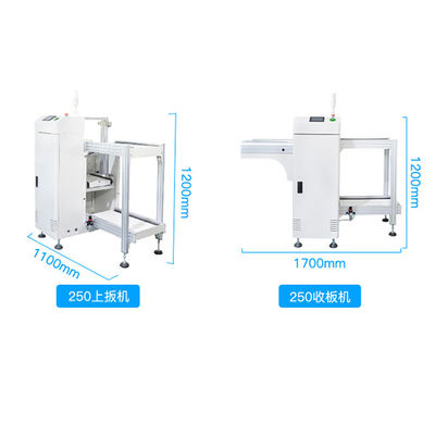 Carregador Descarregador de PCB de Produção SMT Totalmente Automático com Sistema de Controle PLC e Compatibilidade de Interface SMEMA
