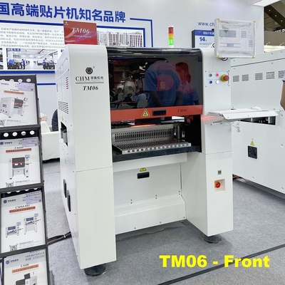 6 cabeças SMT pick and place machine TM06 transportador de PCB 60 alimentadores
