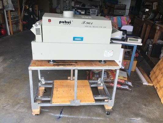 Pequena linha SMT 60 alimentadores 4 cabeças CHMT560P4 SMT máquina de P &amp; P / forno de refluxo T961 / impressora de pasta de solda 3040