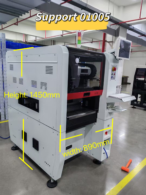 Máquina de seleção e colocação SMD industrial compacta TC06 Chip Mounter para linha de montagem de PCB