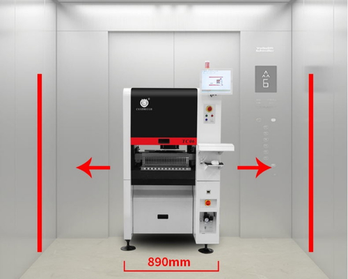 Máquina de seleção e colocação SMD industrial compacta TC06 Chip Mounter para linha de montagem de PCB