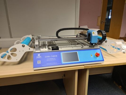 Alimentadores todos de CHMT48VB 58pcs em uma máquina pequena Desktop de SMT da máquina da picareta e do lugar da máquina