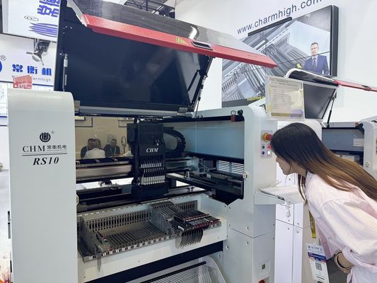 Dual motor linear Charmhigh RS10 Suspensão magnética SMT Pick and Place Machine