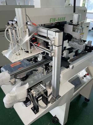 Diodo emissor de luz semi automático de For da impressora da pasta da solda de SMT de 1,2 medidores, colagem vermelha