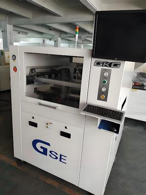 Impressora de estêncil SMT totalmente automática GKG GSE, impressora de pasta de solda para serigrafia 400*340mm