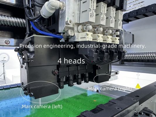 CHM-551 Linha de produção SMD Linha de montagem SMT Alta precisão 4 cabeças Robô de fabricação de PCB