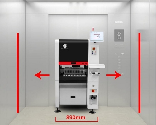 Máquina Pick and Place Charmhigh TC06 com 6 cabeças, solução SMT compacta e de alta precisão