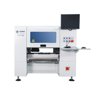 Genius 4 cabeças Desktop SMT Pick Place Machine CHM-650 Com 50 alimentadores