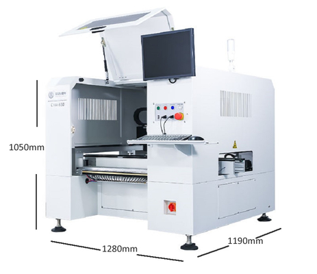 Charmhigh Máquina de colocação SMT 4 cabeças 50 alimentadores High-end