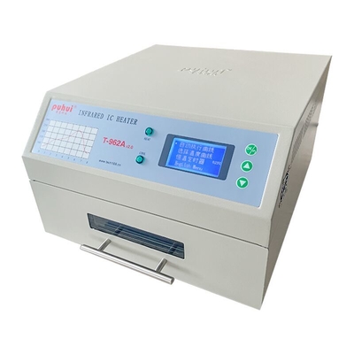Mini Reflow Oven 300*320mm 1500w T962A com exaustão IC Heater Infrared Welding Station