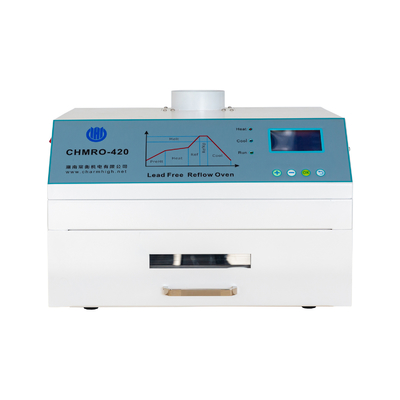 Ar quente + estação sem chumbo infravermelha do aquecimento do forno CHMRO-420 SMD do Reflow 2500w
