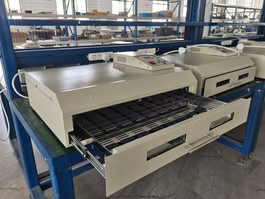 T962C com o calefator infravermelho BGA SMD SMT do forno 400*600mm IC do Reflow da exaustão 2500w SMT que aquece Sation