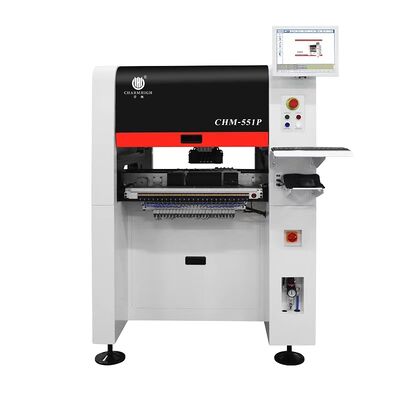 Estrutura de ferro fundido 4 cabeças CHM-551P SMD pick and place machine