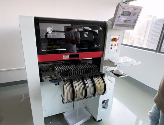 Estrutura de ferro fundido 4 cabeças CHM-551P SMD pick and place machine
