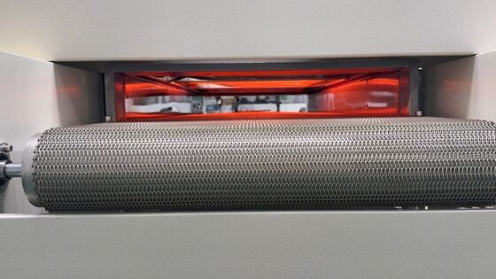 Forno de curagem industrial IR com 6 zonas de aquecimento 280°C Temperatura máxima e controlo PID para secagem adesiva de revestimento de tinta