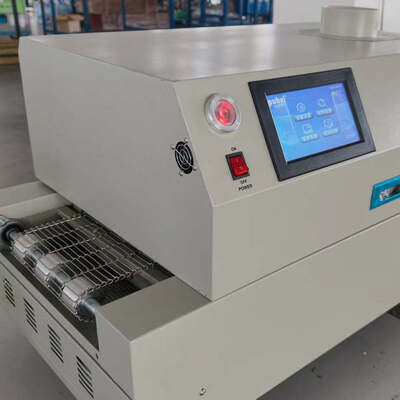 T961 Forno de refluxo de escritório com transportador 730*230mm 6 zonas de temp 3.5KW Máquina de solda