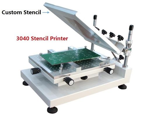Máquina de impressão de pasta de soldagem manual de alta precisão SMT 3040