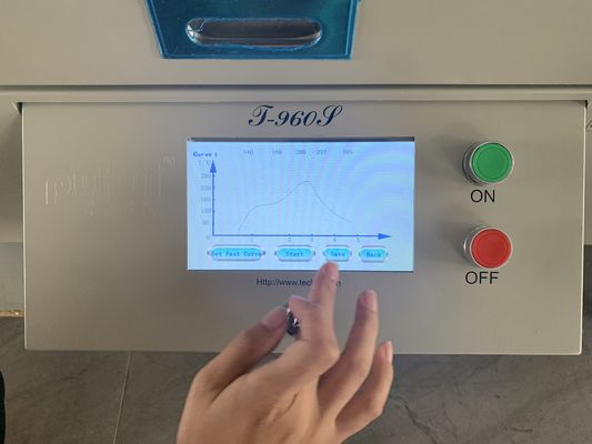 Forno de Refluxo SMT T960S 960*300mm Soldagem Aquecedor Tela Touchscreen 5 Zonas de Temperatura