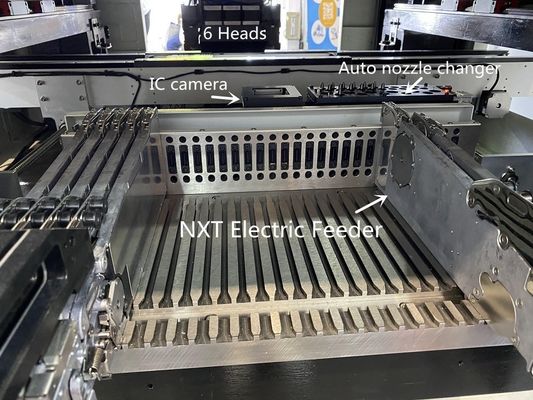 Máquina de recolha e colocação SMT totalmente automática de 6 cabeças e 60 alimentadores TM06 CPK≥1.0