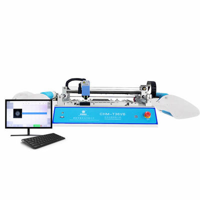 Picareta manual de CHMT36VB e conjunto duplo de SMT dos alimentadores do lado 58 do robô do lugar