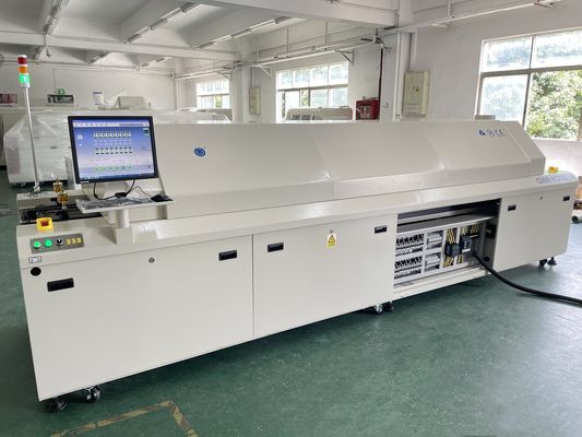 CHM-PC850 Forno de grande refluxo sem chumbo 8 zonas Full Automatic Rail + PC Control 3150x500mm