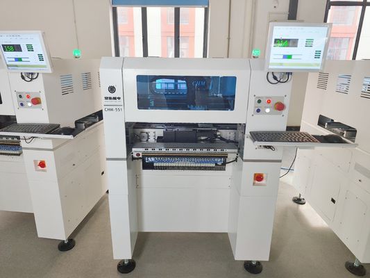 Alta precisão 4 cabeças SMT Pick & Place Machine CHM-551 Troca automática de bocal CPK≥1.0