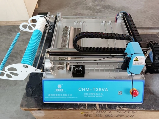 CHMT36VA SMT Pick and Place Machine 2 cabeças 29 alimentadores Controle por PC