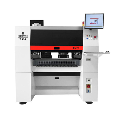 20 cabeças Dual-braço Dual-lane Alta Velocidade TS20 Automática SMT Pick and Place Machine PCB Assembly