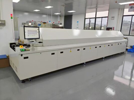 Forno de refluxo SMT sem chumbo de 12 zonas CHM-PC1260 Soldagem de refluxo 4680x600mm